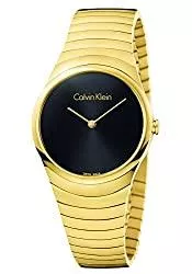 Calvin Klein Uhren Calvin Klein Damen Analog Quarz Uhr mit Edelstahl Armband K8A23541