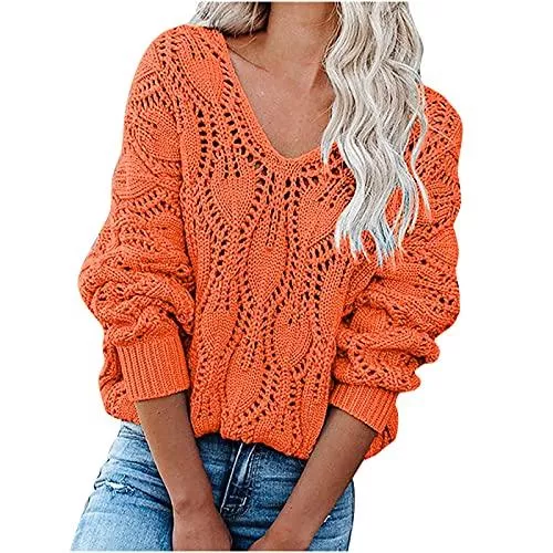 Generic Pullover & Strickmode Generic Sweatshirt Damen Ohne Kapuze Atmungsaktiv Kurz Leichte Einfarbig Mode Langarm Schulterfrei Sweatshirt mit Kapuze Reißverschluss Stehkragen Leichter Flauschig für Fruhling Herbst