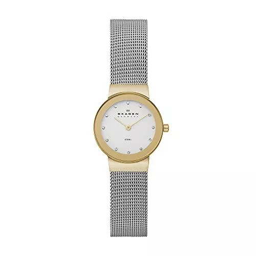 SKAGEN Uhren Skagen Damen-Freja Lille, Zweizeiger-Edelstahluhr
