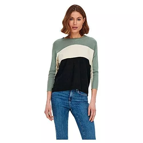 ONLY Pullover & Strickmode ONLY Female Strickpullover Kontrastfarbiger