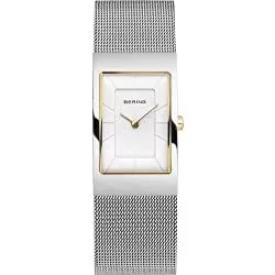 BERING Uhren BERING Damen Analog Quarz Classic Collection Armbanduhr mit Edelstahl Armband und Saphirglas