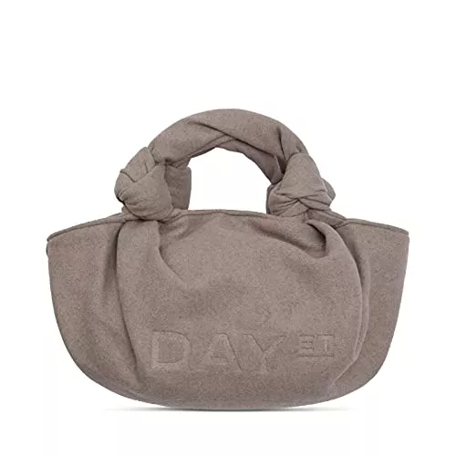DAY ET Taschen & Rucksäcke DAY ET Woolen Knotty Pouch Taupe Melange