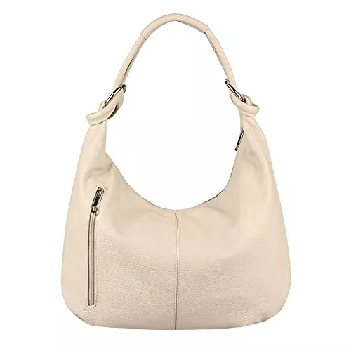 OBC Only-Beautiful-Couture Taschen & Rucksäcke OBC Made in Italy Damen XXL Ledertasche Leder Wildleder Shopper Tasche Schultertasche Umhängetasche Hobo-Bag Beuteltasche