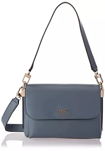 GUESS Taschen & Rucksäcke Guess Eco Mia Flap Shoulder Bag Blue Moon