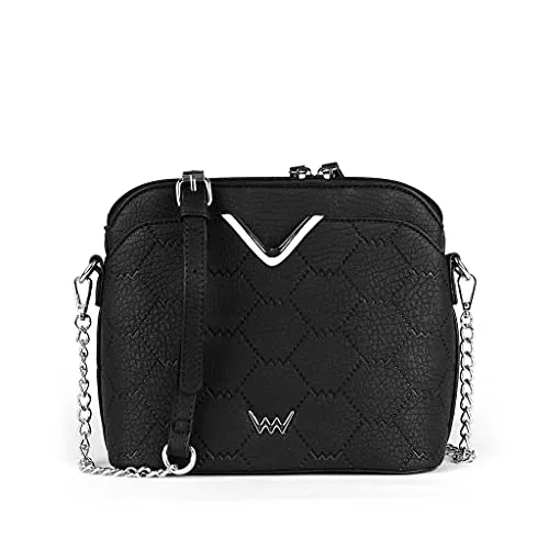 VUCH Taschen & Rucksäcke VUCH Handtasche Umhängetasche Damen Fossy Schwarz aus Kunstleder