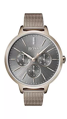 BOSS Uhren BOSS Damen Multi Zifferblatt Quarz Uhr mit Edelstahl Armband 1502424