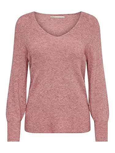 ONLY Pullover & Strickmode ONLY Female Strickpullover Lang V-Ausschnitt