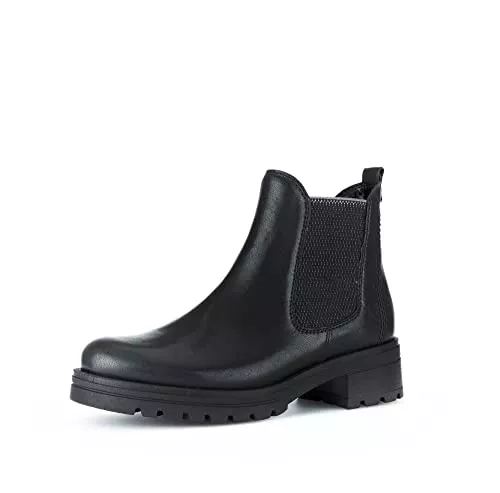 Gabor Stiefel Gabor Damen Chelsea Boots, Frauen Stiefeletten,Wechselfußbett,Moderate Mehrweite (G)