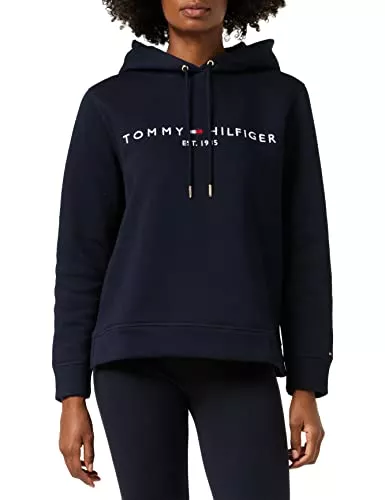 Tommy Hilfiger Kapuzenpullover Tommy Hilfiger Damen Hoodie Heritage Hilfiger Hoodie LS mit Kapuze
