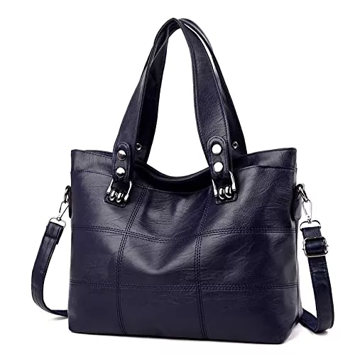 FOLIC Taschen & Rucksäcke FOLIC Frauen Stitching Style Umhängetasche Diagonal Taschen Handtaschen mit großer Kapazität Lässige Damenhandtaschen