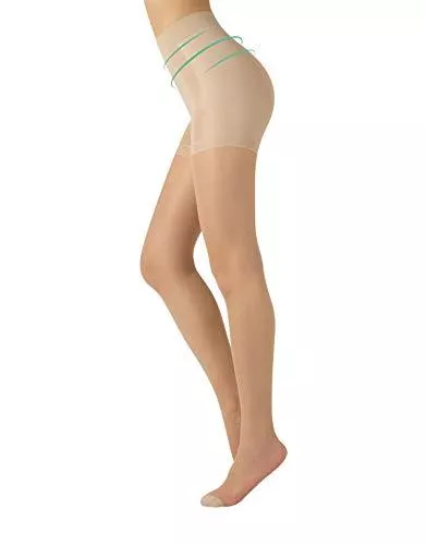 CALZITALY Socken & Strümpfe CALZITALY Feine Shaper Figurformende Strumpfhose | Schwarz, Hautfarbe | S, M, L, XL | 15 DEN | Made in Italy