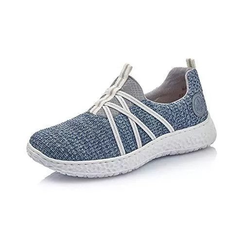 Rieker Sneaker & Sportschuhe Rieker Damen SlipperMokassins N4185, Frauen Slipper