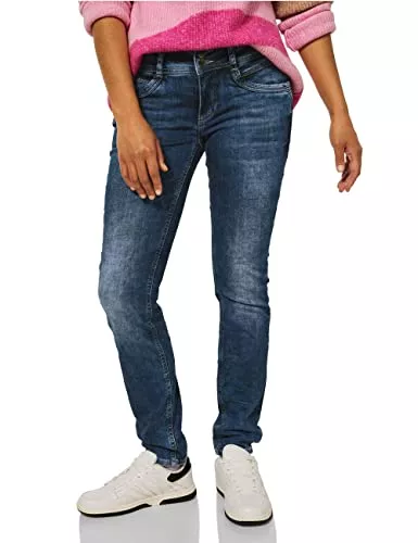 STREET ONE Jeans Street One Damen Jeanshose Slim