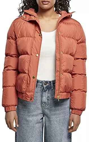 Urban Classics Jacken Urban Classics Damen Ladies Hooded Puffer Jacket Jacke