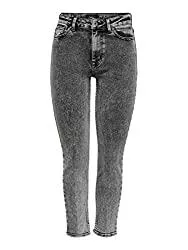 ONLY Jeans ONLY Damen ONLERICA Life MID ST Ankle BB MAE049 Jeans, Black, S/30