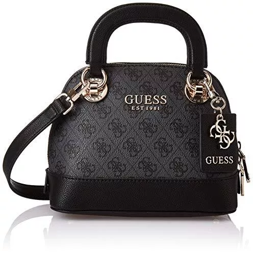 Guess Taschen & Rucksäcke Guess Cathleen Schultertasche grau/schwarz