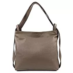 ITALYSHOP24.COM Taschen & Rucksäcke OBC Damen Tasche Rucksack 2 in 1 Umhängetasche Schultertasche Umhängetasche Daypack Leder Rucksacktasche Shopper Backpack Freizeitrucksack