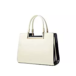 SDINAZ Taschen & Rucksäcke SDINAZ Damenhandtaschen Mode Schultertaschen Shopper Umhängetaschen Henkeltaschen DE165 Perlweiss