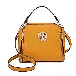 Miss Lulu Taschen & Rucksäcke Miss Lulu Umhängetasche Damen Schultertasche Handtasche Crossbody Taschen Henkeltasche Mädchen PU Leder Top Griff Tasche