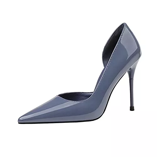 LK-HOME High Heels LK-HOME Damen Pumps Große,Stöckel Schuhe Stiletto Absatz Mit Spitzen Zehen,Shallow Mundseitige Hohlsteletto-Sandalen 10Cm High Heels,Elegant Für Den Sommer Den Pendelverkehr Partys Abendkleider