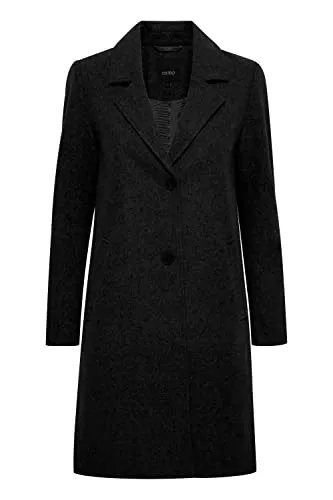 OXMO Mäntel OXMO OXNeta Damen Wintermantel Wollmantel Winterjacke gefüttert mit Reverskragen