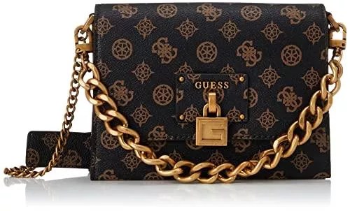 GUESS Taschen & Rucksäcke Guess Mittelbühnen-Umhängetasche, Black W/Punch, Einheitsgröße