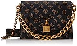 GUESS Taschen & Rucksäcke Guess Mittelbühnen-Umhängetasche, Black W/Punch, Einheitsgröße