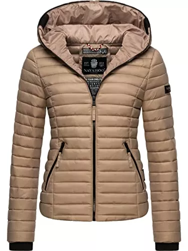 Navahoo Jacken Navahoo Damen Übergangsjacke leichte Steppjacke Outdoor-Jacke mit Kapuze Kimuk XS-XXL
