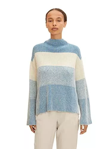 TOM TAILOR Pullover & Strickmode TOM TAILOR Damen Strickpullover in Rippoptik