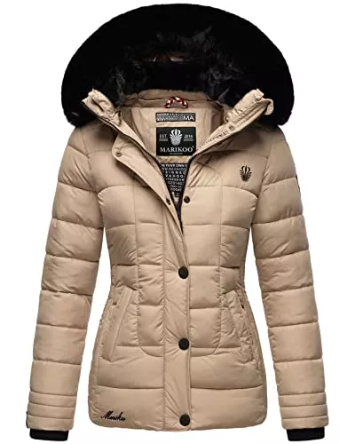 MARIKOO Jacken MARIKOO Damen Winterjacke gesteppt Stepp Jacke Winter B884