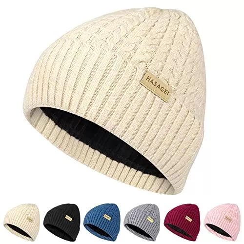 HASAGEI Hüte & Mützen HASAGEI Wintermütze Herren, Winddicht Fleece Thermo Mütze Damen, Atmungsaktiv Strickmütze, Winter Beanie Mütze Für Täglich, Skifahren, Laufen, Outdoor Sports