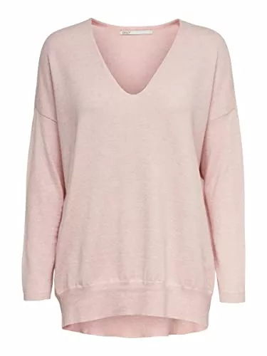 ONLY Pullover & Strickmode ONLY Damen Onllely L/S Loose V-Neck Cc KNT Pullover Sweater