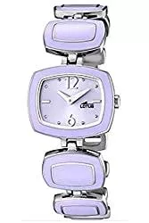 Lotus Uhren Lotus L15775-3 Damenuhr Stahlband lila, violett-lila, Mode/Fashion