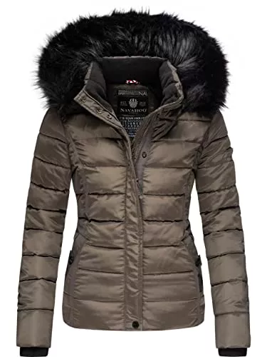 Navahoo Jacken Navahoo Damen Winterjacke Steppjacke mit Kapuze Miamor XS-XXL