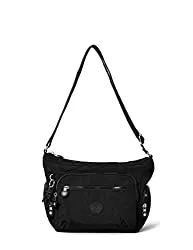 Kipling Taschen & Rucksäcke Kipling Damen GABBIE S Borsa a Tracolla, Schwarz (Black Noir), Einheitsgröße