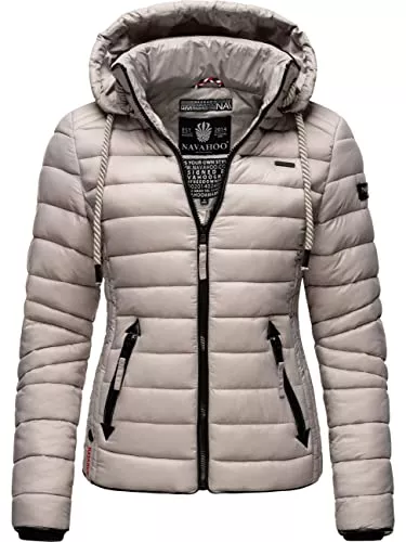 Navahoo Jacken Navahoo Damen Übergangsjacke leichte Jacke Steppjacke mit Kapuze Lulana XS-XXL