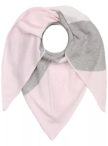 Zwillingsherz Schals & Tücher Zwillingsherz Dreieckstuch Schal mit Wolle für Damen Mädchen Jungen - Hochwertiges Baumwoll-Halstuch Blockstreifen – Damenschal Übergangsschal - Strick-Waren für Frühjahr Sommer Herbst Winter