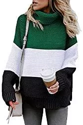 SMENG Pullover & Strickmode SMENG Chunky Rollkragenpullover Damen Langarm Strickpullover Pullover Tops