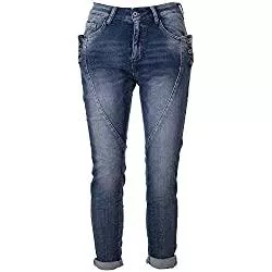 Basic.de Jeans Basic.de Damen Boyfriend-Hose mit 3 Knopf-Tasche Melly &amp; CO 8171
