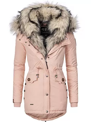 Navahoo Mäntel Navahoo Damen Warmer Winterparka mit Kapuze Sweety XS-XXL