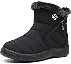 Gaatpot Stiefel Damen Winterstiefel Wasserdicht Warm gefütterte Schneestiefel Winterschuhe Winter Kurzschaft Stiefel Boots Schuhe