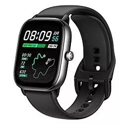 Amazfit Uhren Amazfit GTS 4 Mini Smartwatch mit Blutsauerstoff- und Herzfrequenzüberwachung, 5 Satelliten-Ortungssysteme, über 120 Sportmodi, 5 ATM Wasserdichtigkeit, Alexa, Fitnessuhr kompatibel mit ios Android