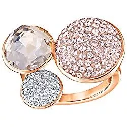 Swarovski Schmuck Swarovski Damen-Ring Edelstahl Kristall Mehrfarbig Rundschliff 5257525