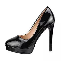 Elara High Heels Elara Plateau Pumps Damen High Heels Stiletto Chunkyrayan