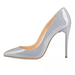 EDEFS High Heels EDEFS Damen Schuhe Pumps High Heels Beige Spitze Brautschuhe mit Stilettos Absatz