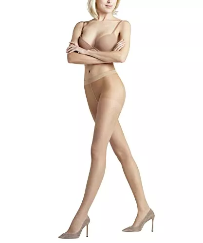 FALKE Socken & Strümpfe FALKE Damen Invisible Deluxe Strumpfhose Fein 8 DEN Schwarz Hautfarbe viele weitere Farben verstärkte Feinstrumpfhose ohne Muster transparent reißfest matt und dünn 1 Stück