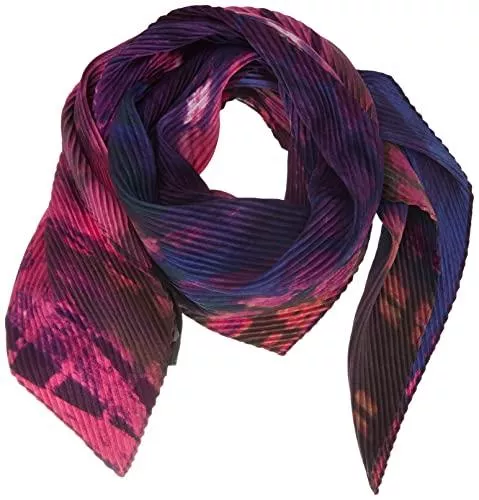 Desigual Schals & Tücher Desigual Damen Fou_tie Dye Squared Mode Schal, Rot, U EU