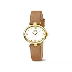 Boccia Uhren Boccia Damen Analog Quarz Uhr mit Leder Armband 3295-04
