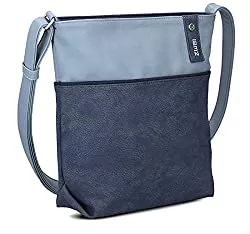 Zwei Taschen & Rucksäcke Zwei Jana J10 - Schultertasche 29 cm nubuk-blue