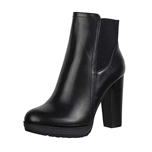 Elara Stiefel Elara Damen Stiefelette Ankle Boots Chunkyrayan